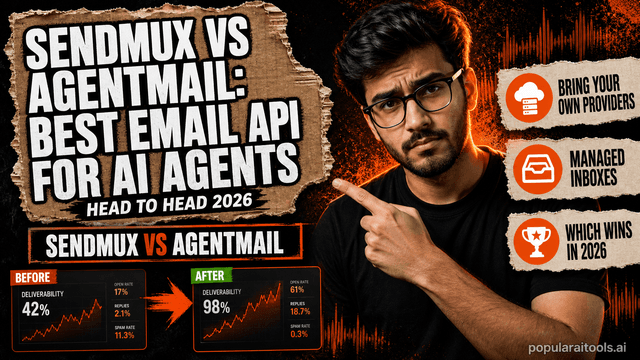 SendMux vs AgentMail: Which Email API for AI Agents Wins in 2026? featured image