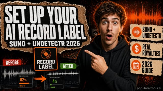How to Set Up Your Own Record Label Using Suno and Undetectr (2026 Guide) featured image