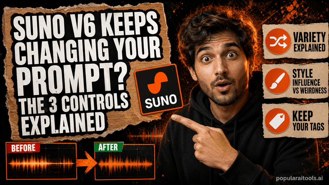 Suno v6 Keeps Changing Your Prompt? Variety, Style Influence and Weirdness Explained (2026) featured image