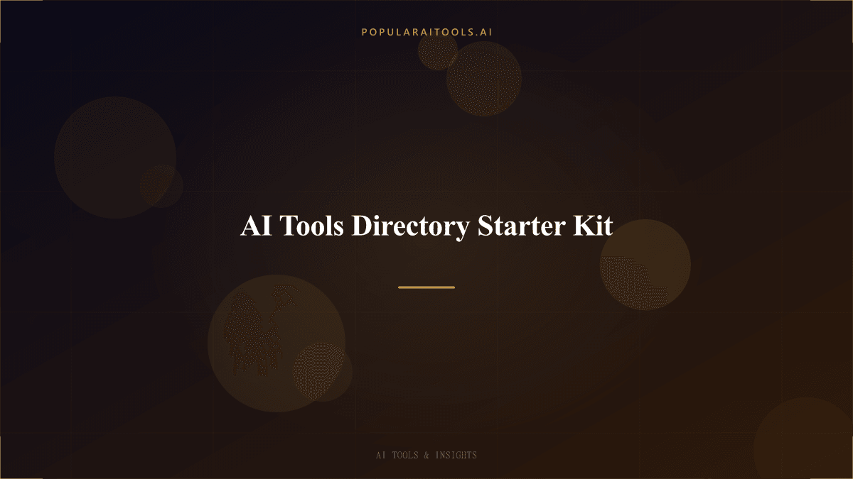 AI Tools Directory Starter Kit featured image