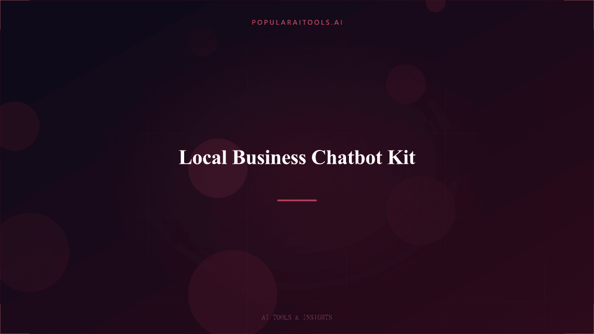 Local Business Chatbot Kit featured image