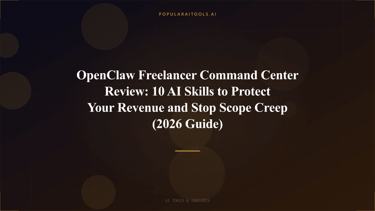 OpenClaw Freelancer Command Center Review: 10 AI Skills to Protect Your Revenue and Stop Scope Creep (2026 Guide) featured image