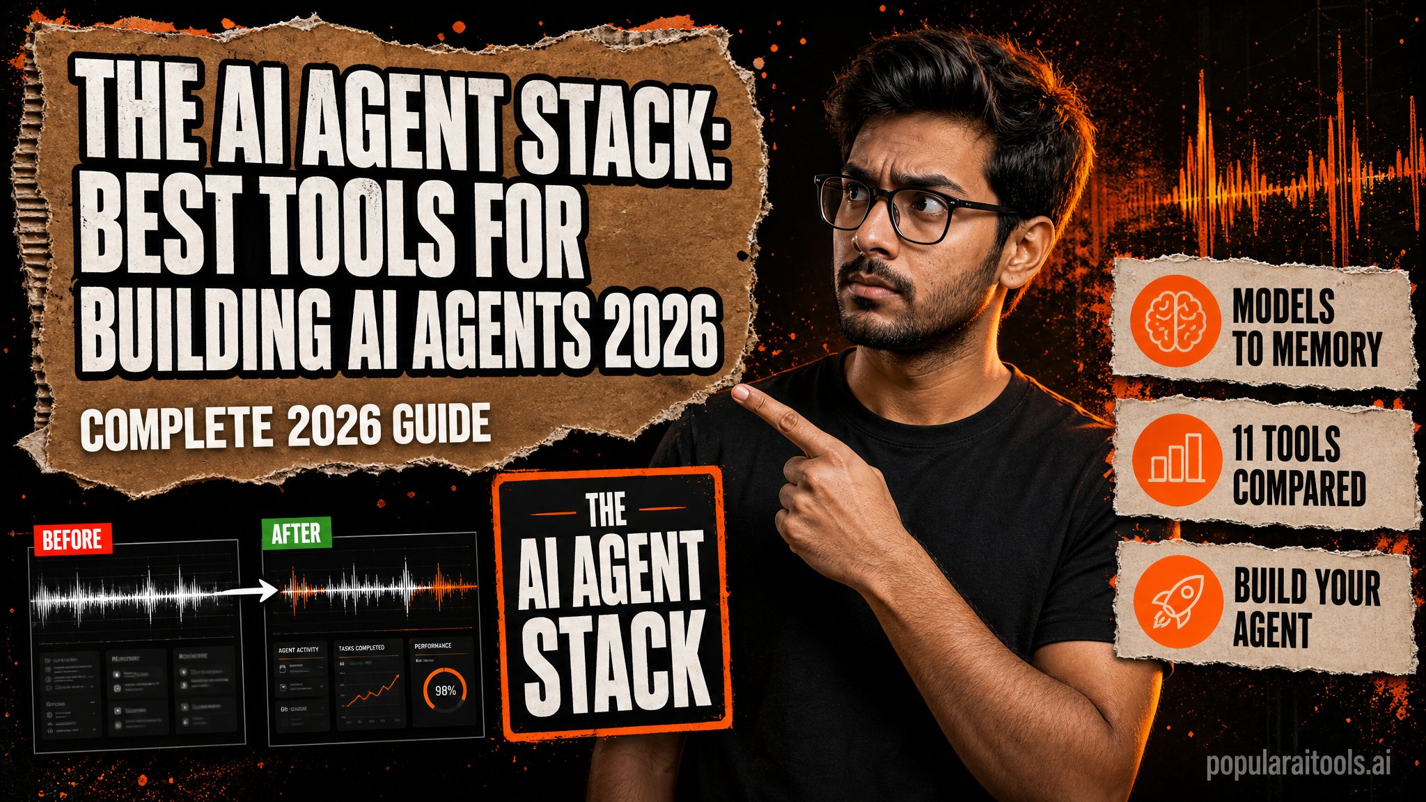 The AI Agent Stack: Best Tools for Building AI Agents in 2026 featured image