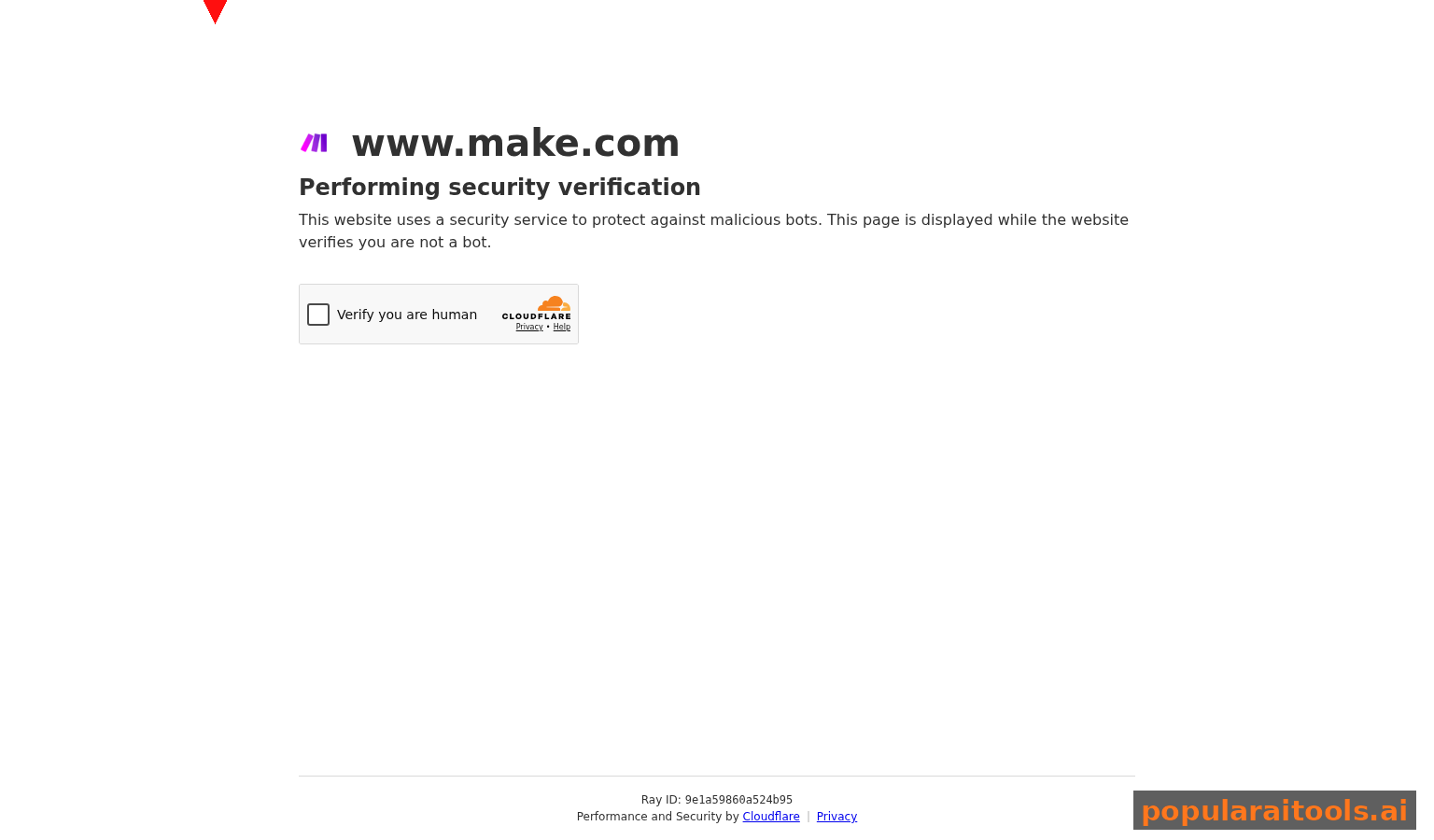 Make.com homepage showcasing automation platform