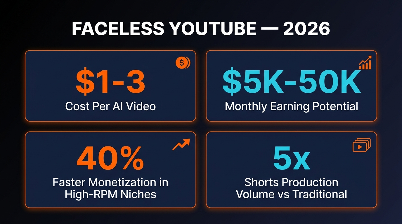 Growth statistics: subscriber growth, view velocity, and revenue scaling