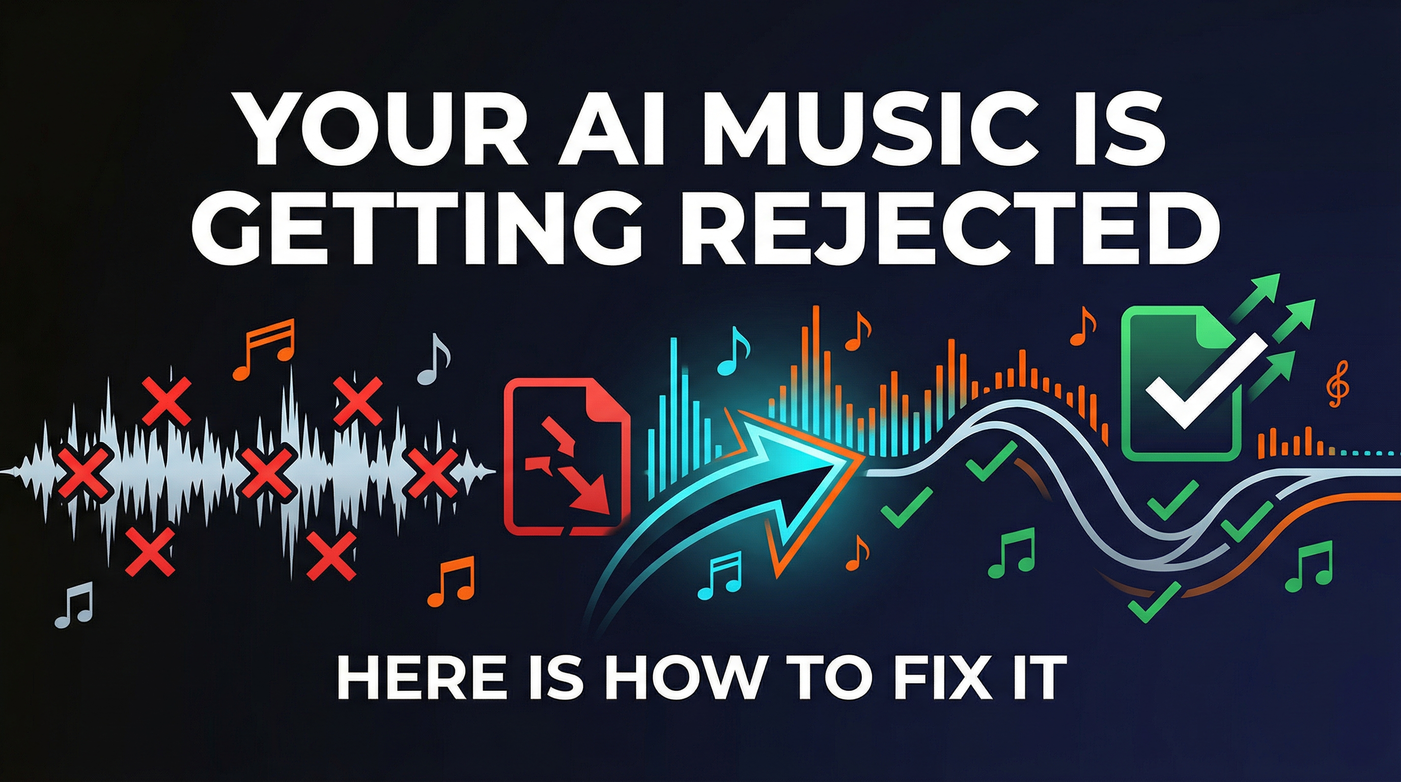 Your AI Music Is Getting Rejected by DistroKid and Spotify — Here Is How to Fix It
