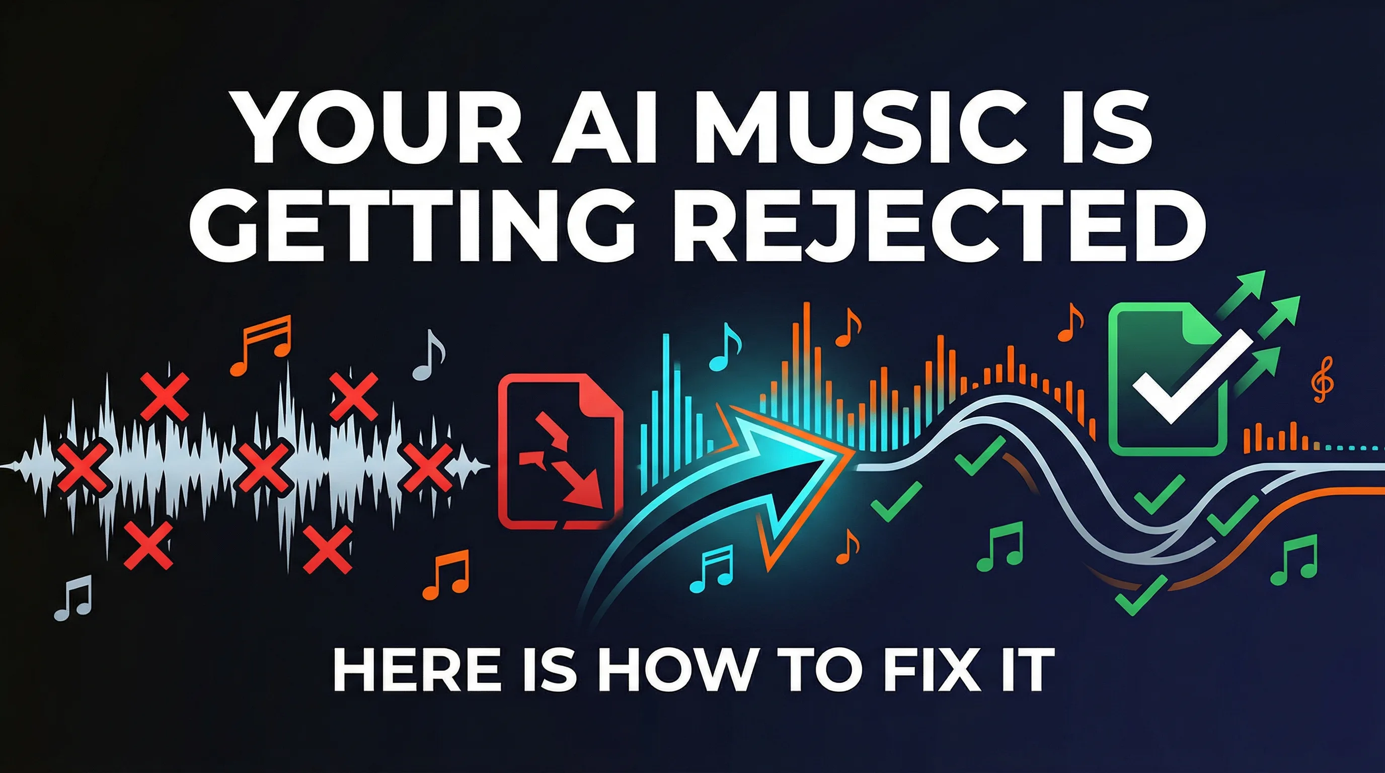 Your AI Music Is Getting Rejected — Here Is How to Fix It