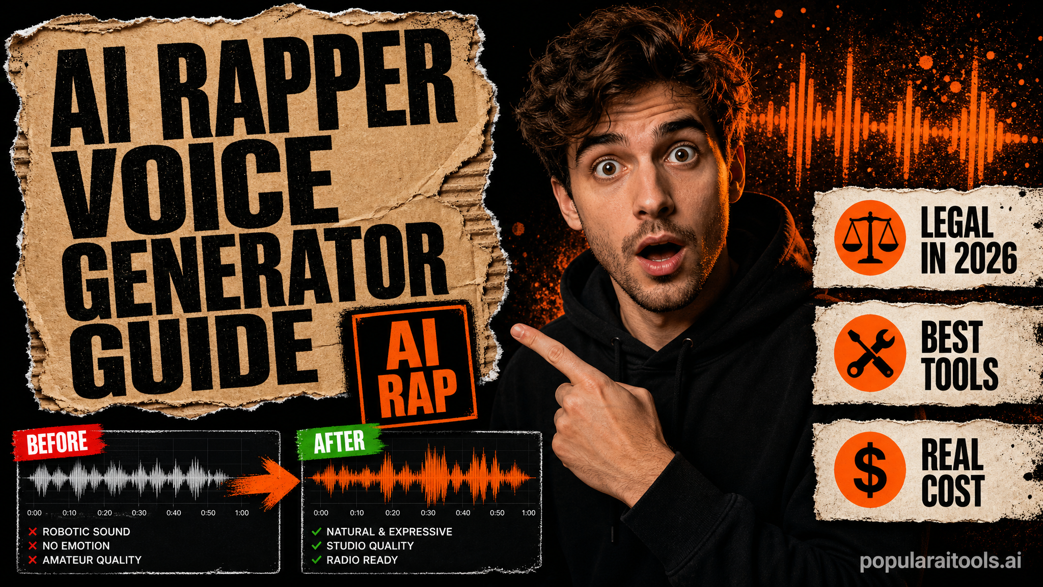 AI rapper voice generator 2026 — legal tools, real pricing, and which platforms will get you sued