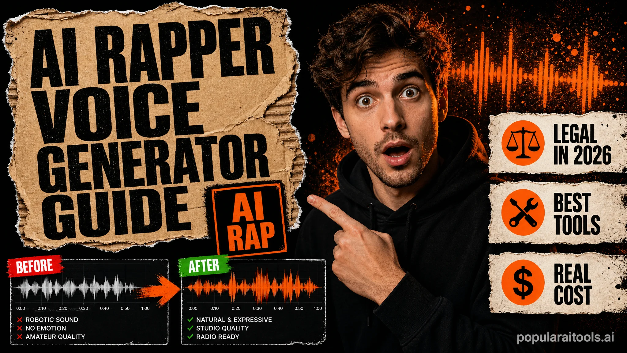 AI rapper voice generator 2026 — legal tools, real pricing, and which platforms will get you sued