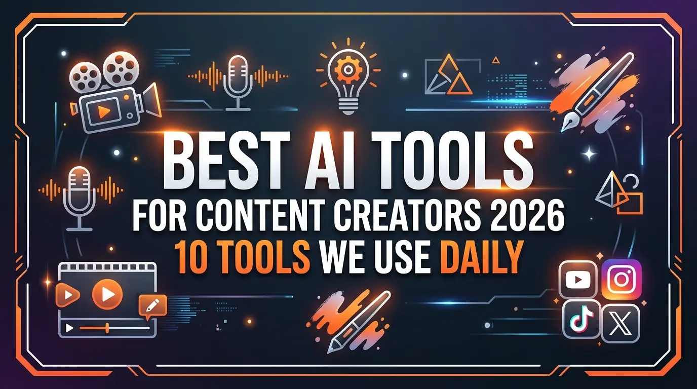 Best AI Tools for Content Creators 2026 - 10 tools we use every day