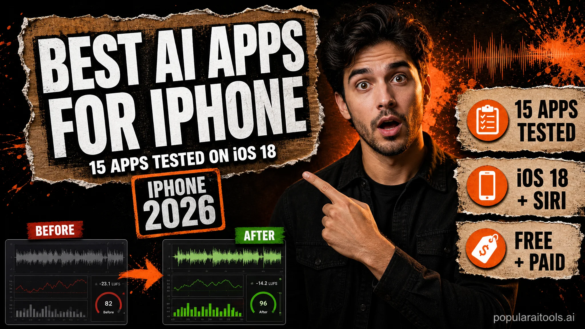 Best AI Apps for iPhone in 2026: 15 Apps Tested on iOS 18 featured image