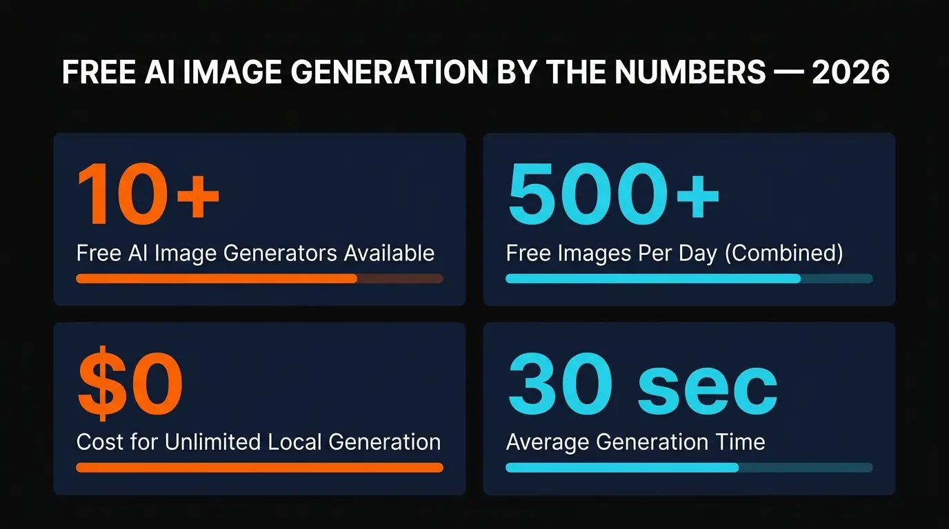 AI image generation market stats 2026 — showing 15 billion images generated per day, market value projections, most popular tools, and growth rates