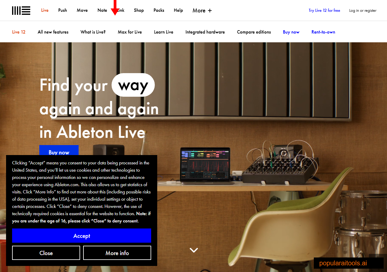 Ableton Live product page