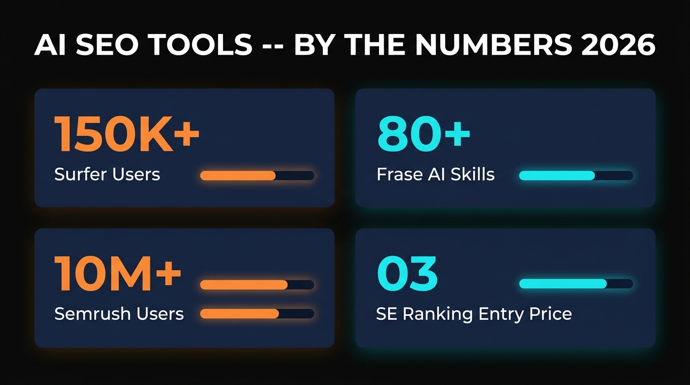 AI SEO Tools by the numbers 2026