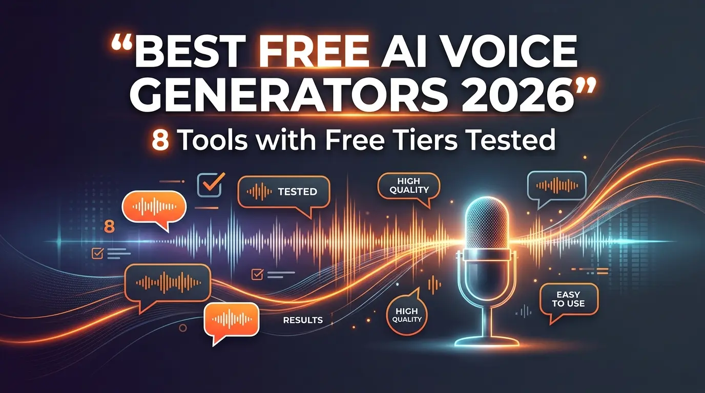 Best Free AI Voice Generators 2026: 8 Tools We Actually Tested