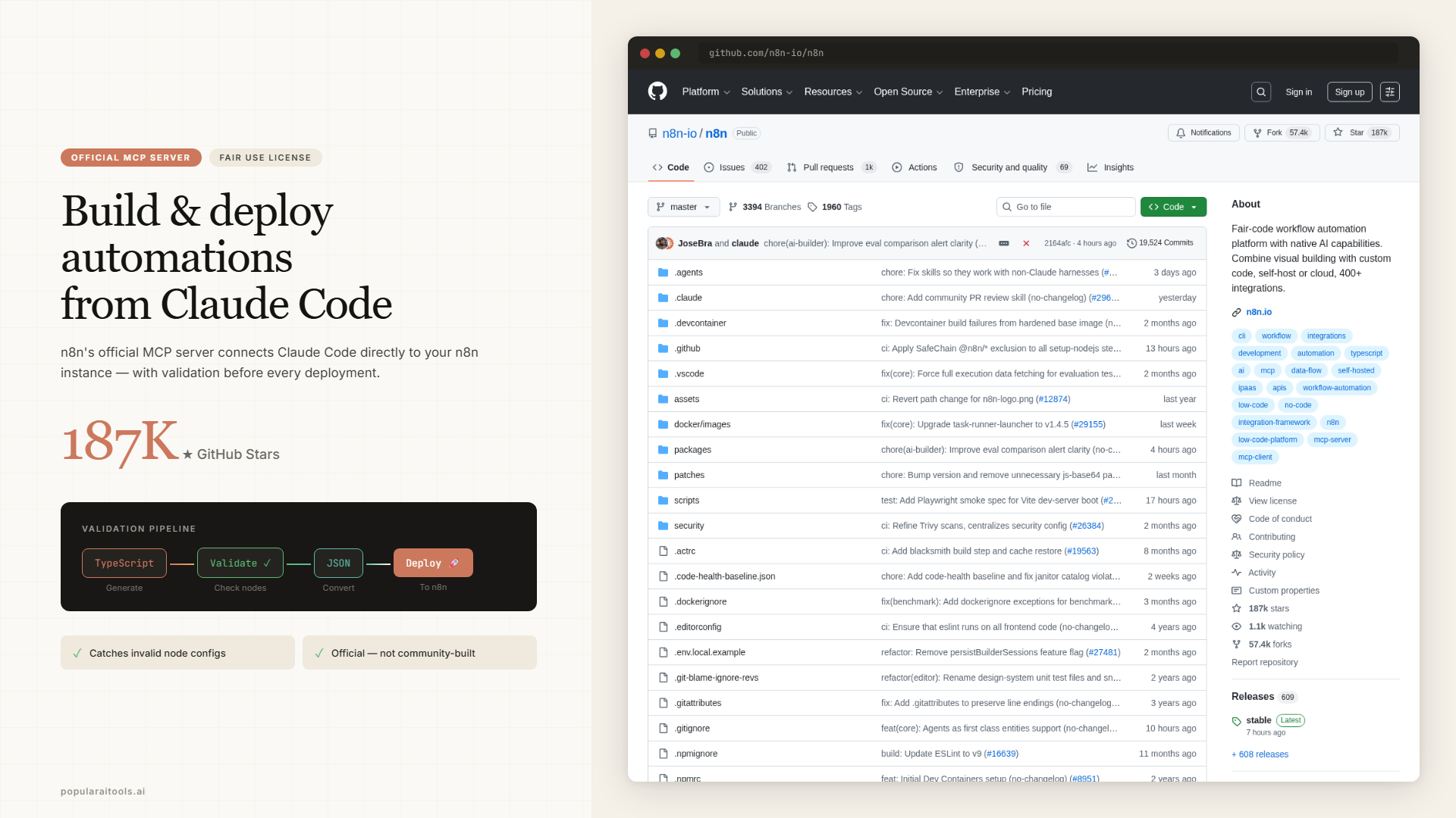Video infographic comparing all 10 open source Claude Code tools by category, stars, and use case