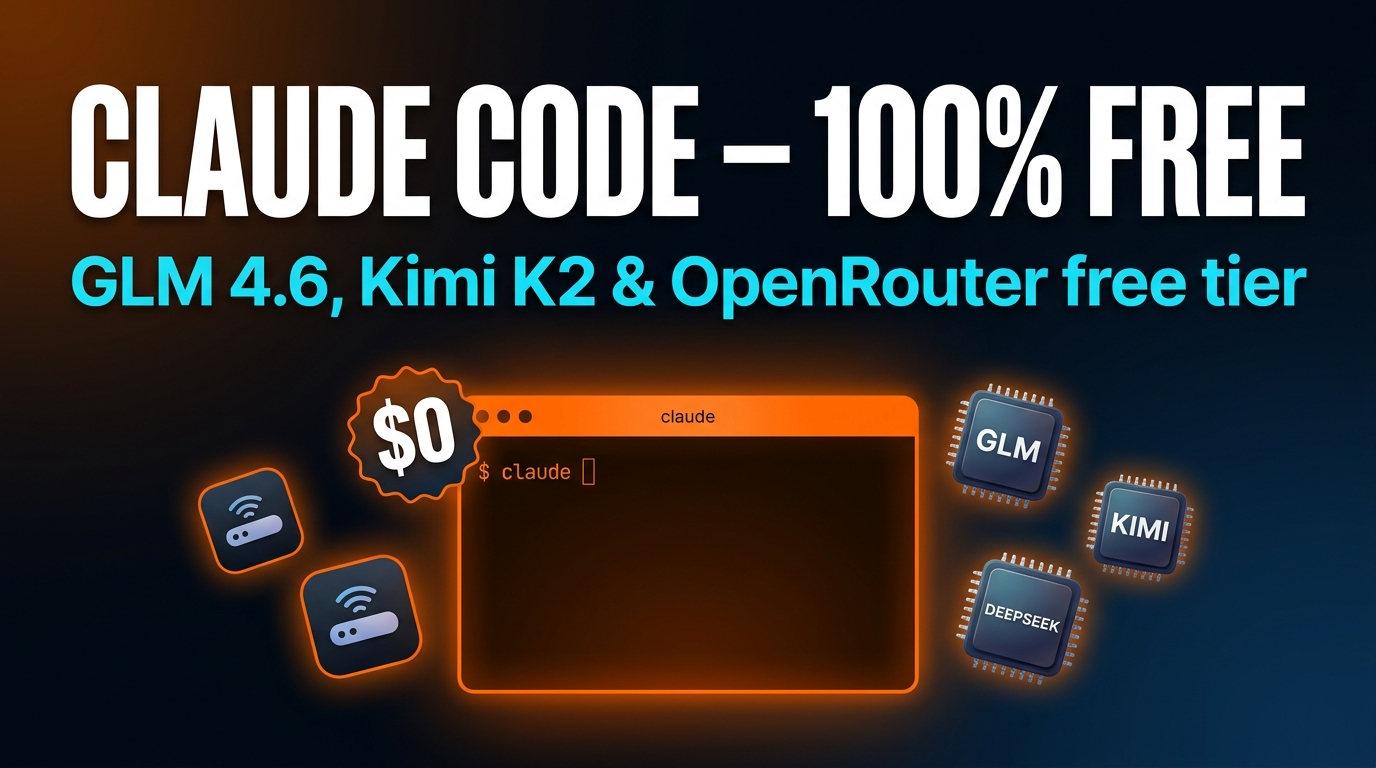 Claude Code running 100% free via OpenRouter and GLM 4.6