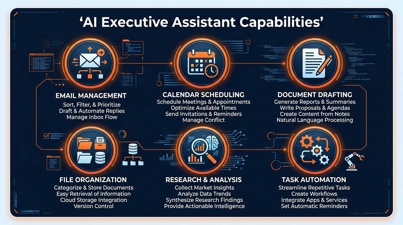 Claude Code Assistant Capabilities: Email, Files, Documents, Research, Scheduling