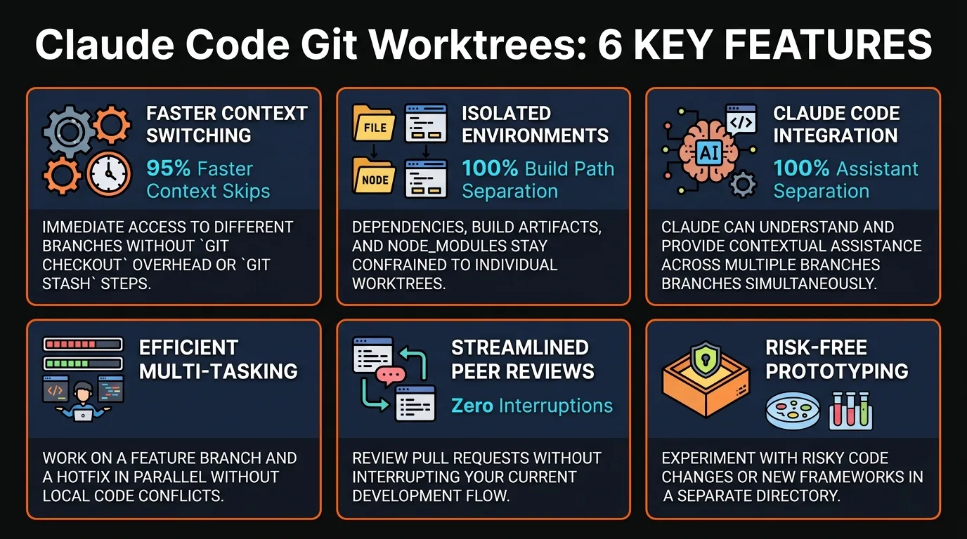 Git worktree isolation architecture