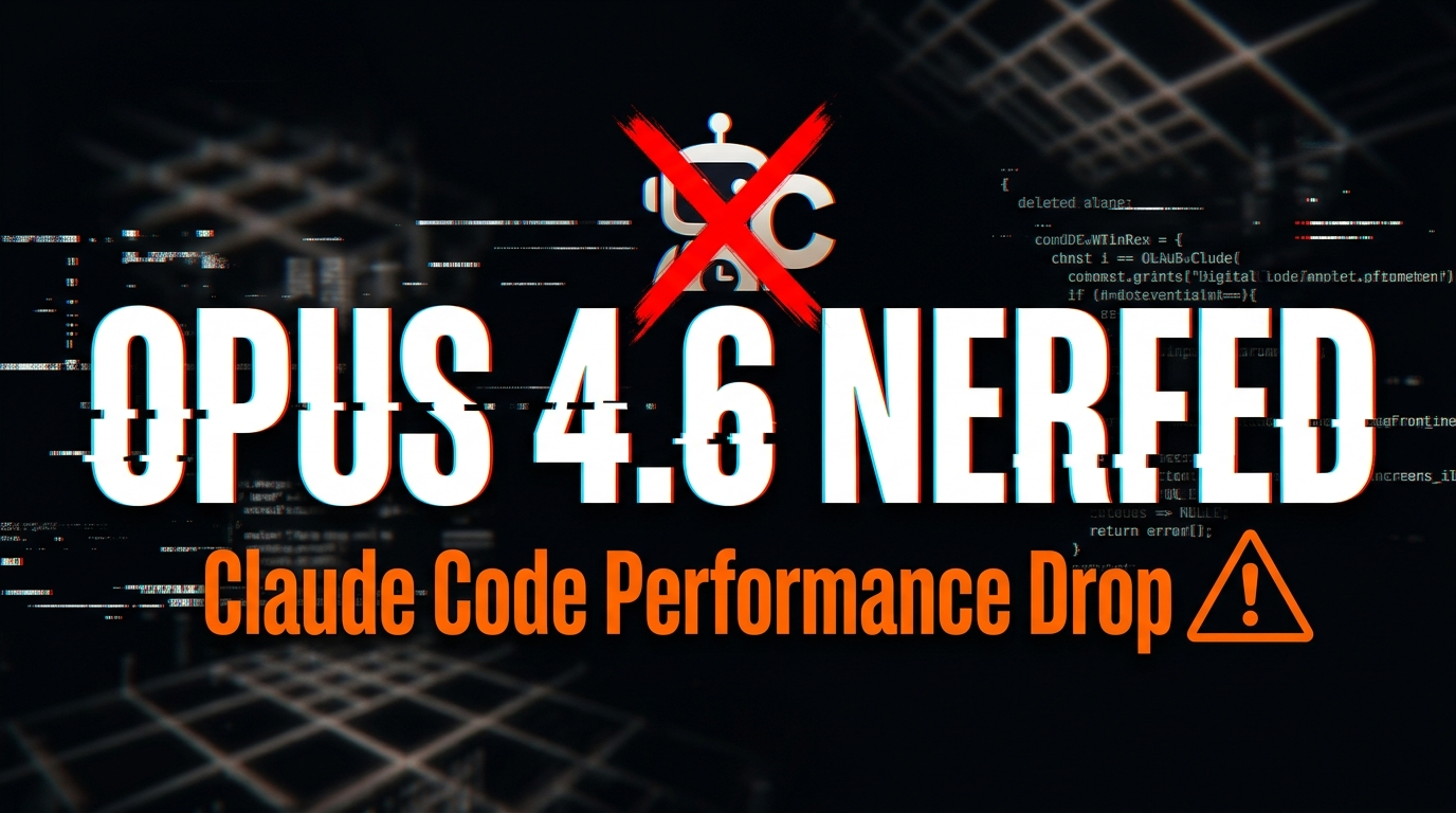 Claude Code Opus 4.6 Just Got Nerfed Again — Here's What to Use Instead featured image