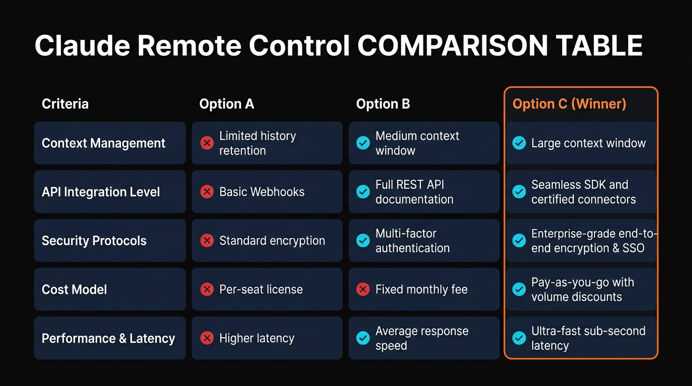 Detailed comparison matrix of mobile AI solutions
