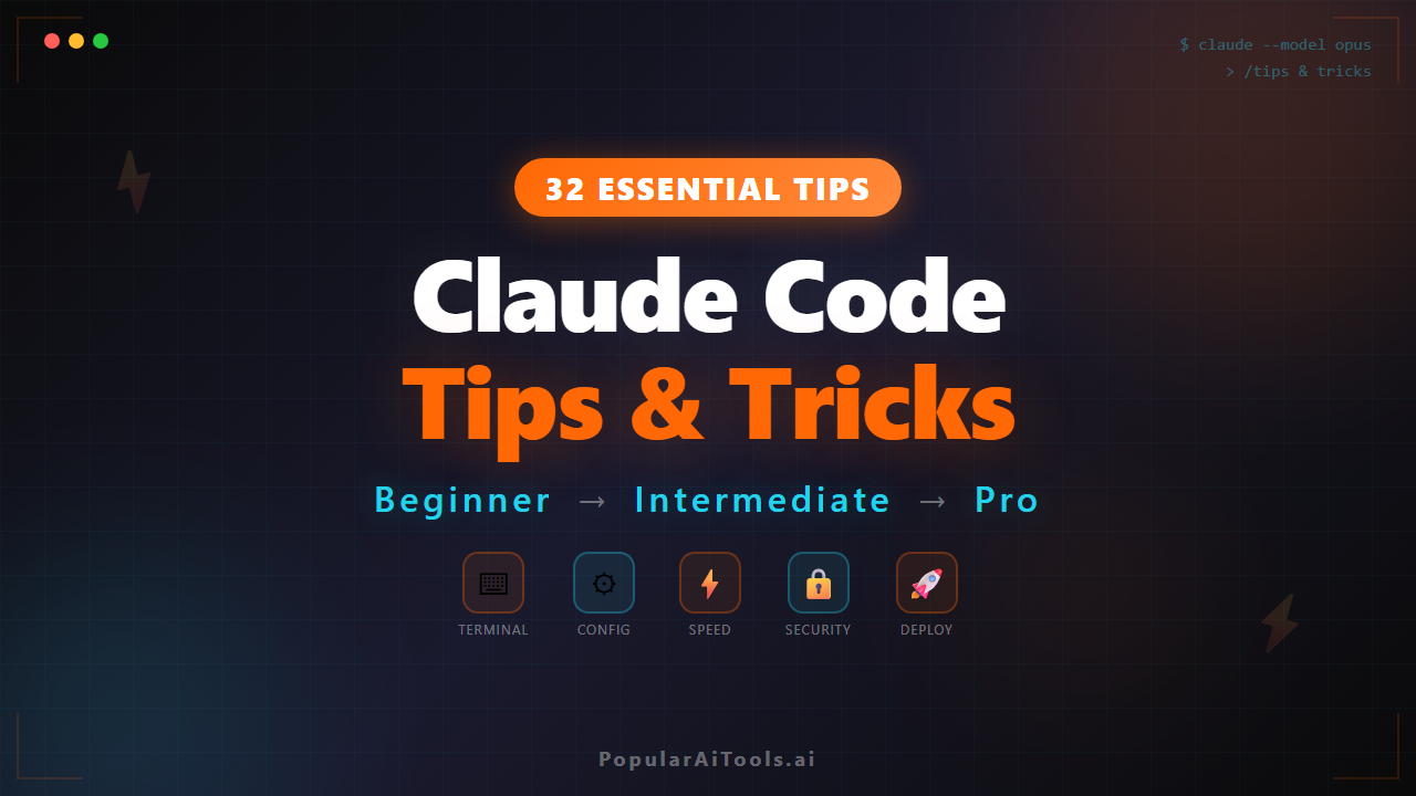 32 Claude Code Tips and Tricks: Beginner to Pro Guide featured image