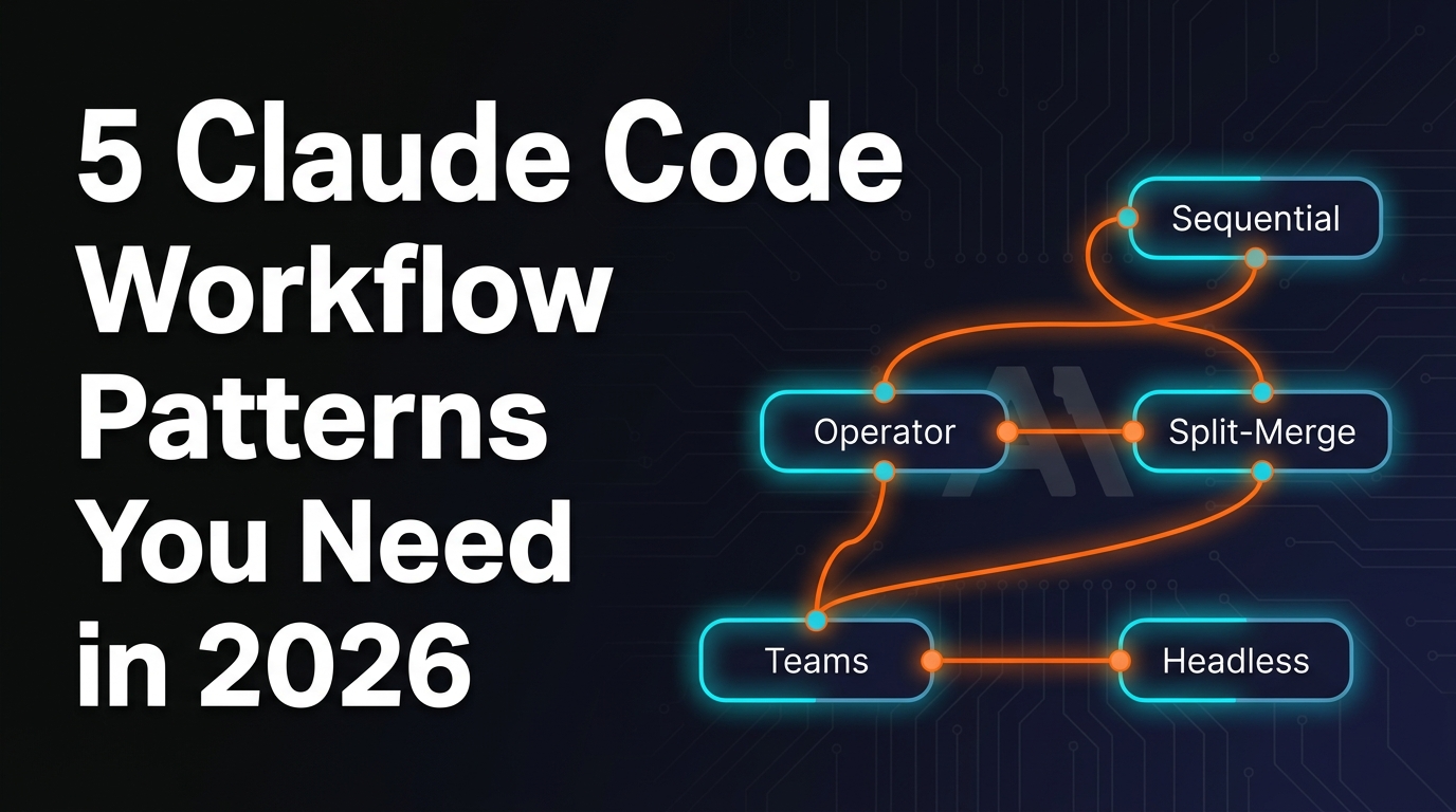 5 Claude Code Workflow Patterns Every Developer Needs in 2026 featured image