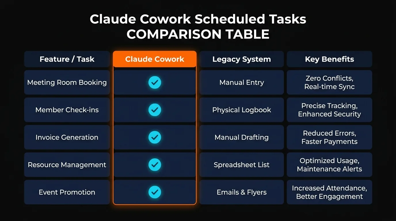 Scheduled tasks vs traditional automation comparison