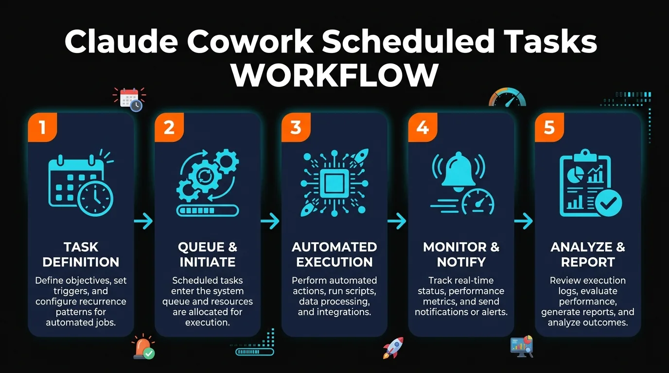 Scheduled tasks workflow and execution