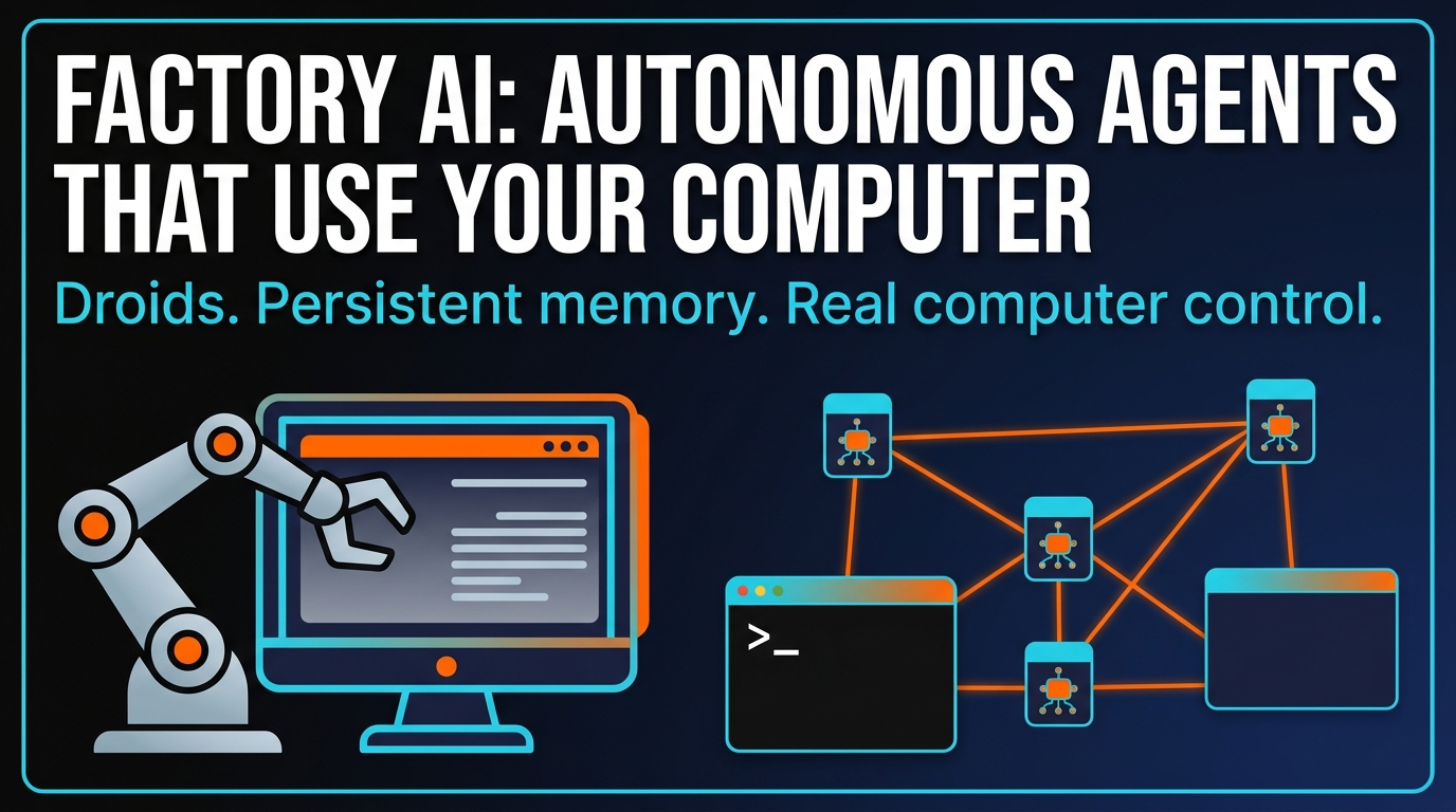 Factory AI autonomous agents that use your computer