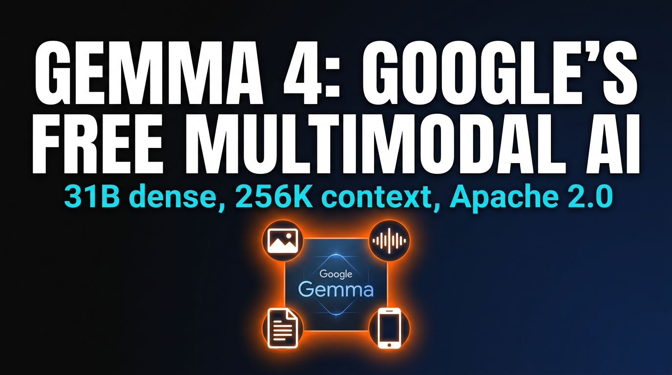 Gemma 4 multimodal open source AI model family hero image