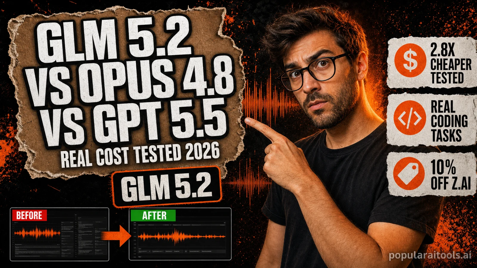 GLM 5.2 vs Opus 4.8 vs GPT 5.5: Real Cost Comparison (Tested 2026) featured image
