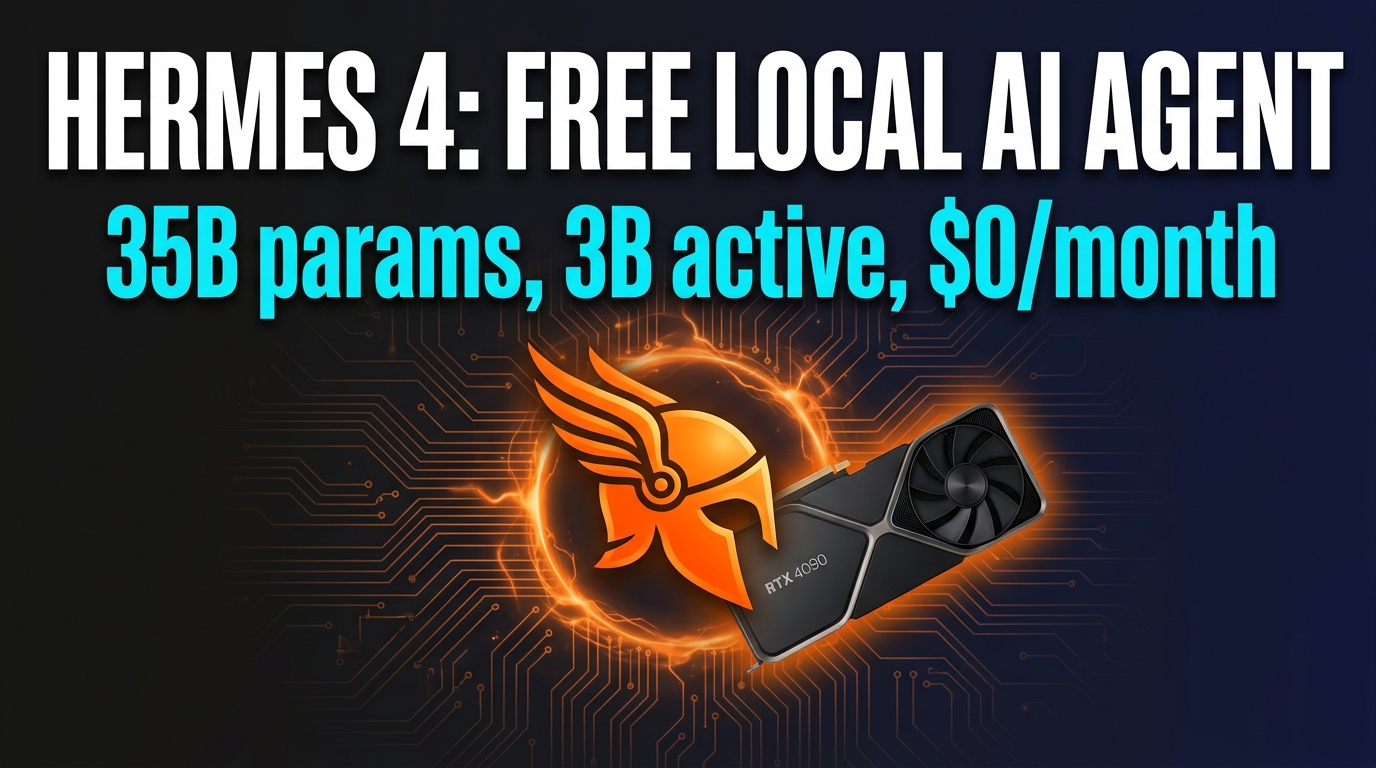 Hermes 4 35B A3B local AI model running on consumer GPU