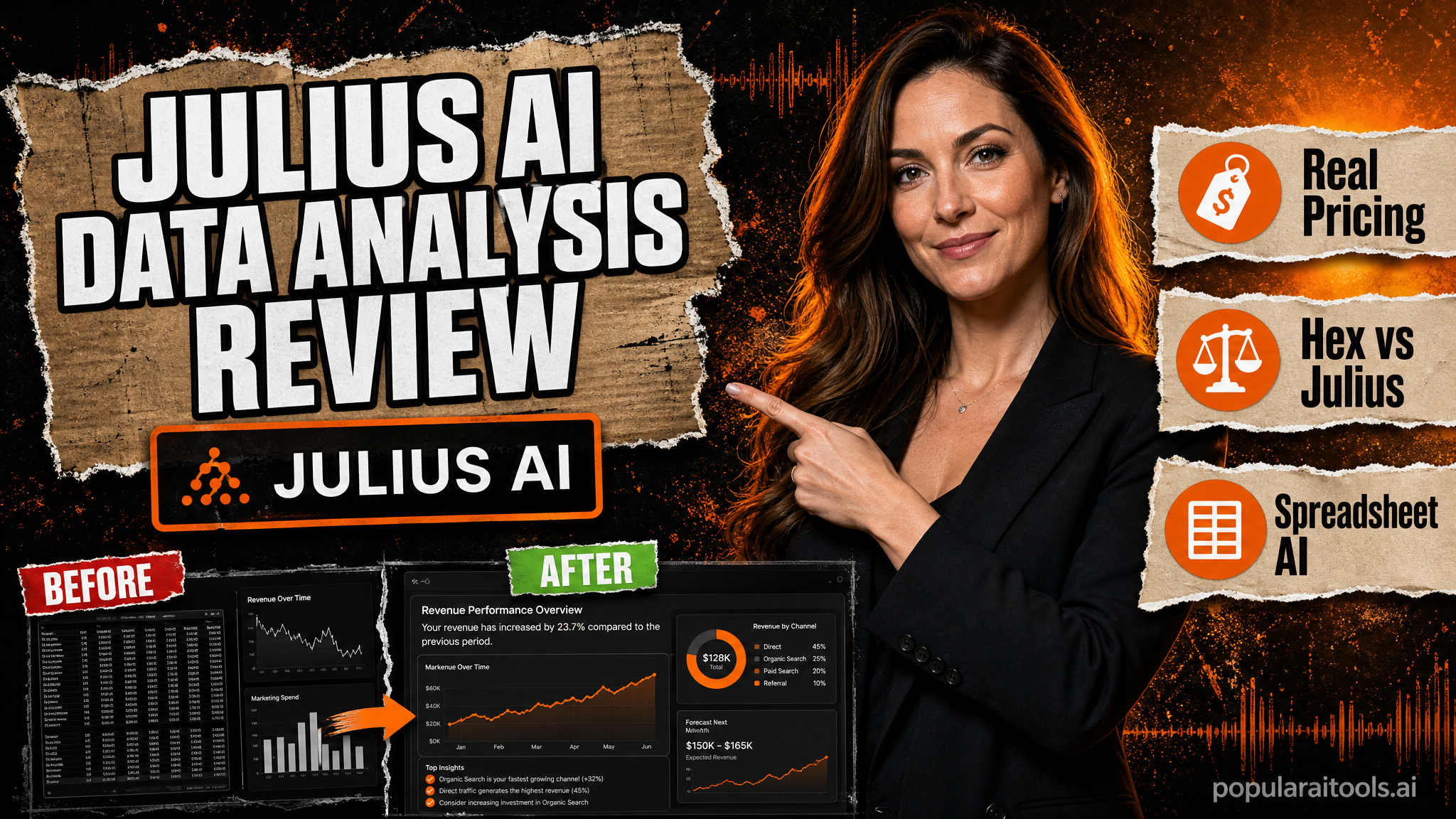 Julius AI review — the ChatGPT Data Analyst killer, real credit-based pricing, and the Hex comparison