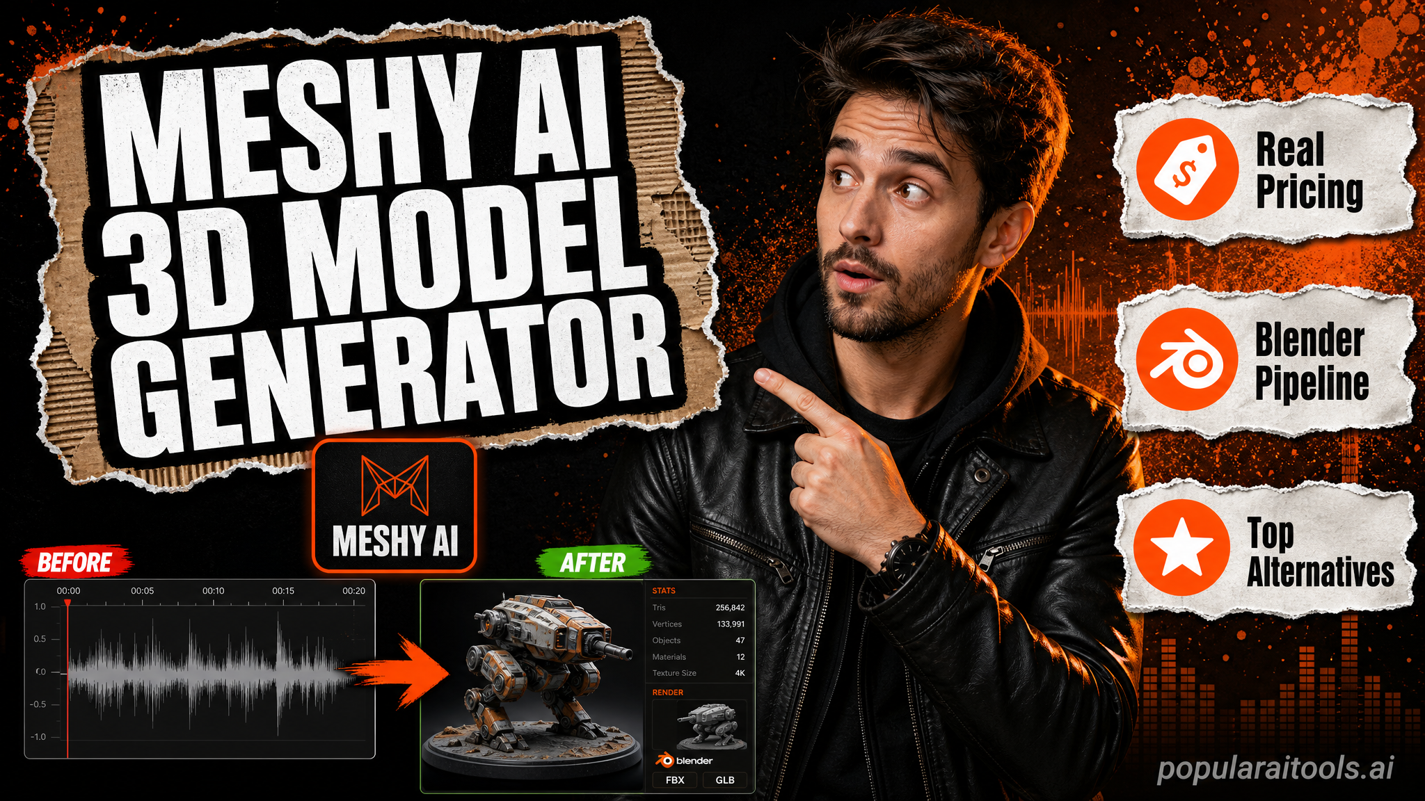 Meshy AI 3D Model Generator review — Meshy-6 quality breakthrough, real pricing, and the finish-in-Blender workflow