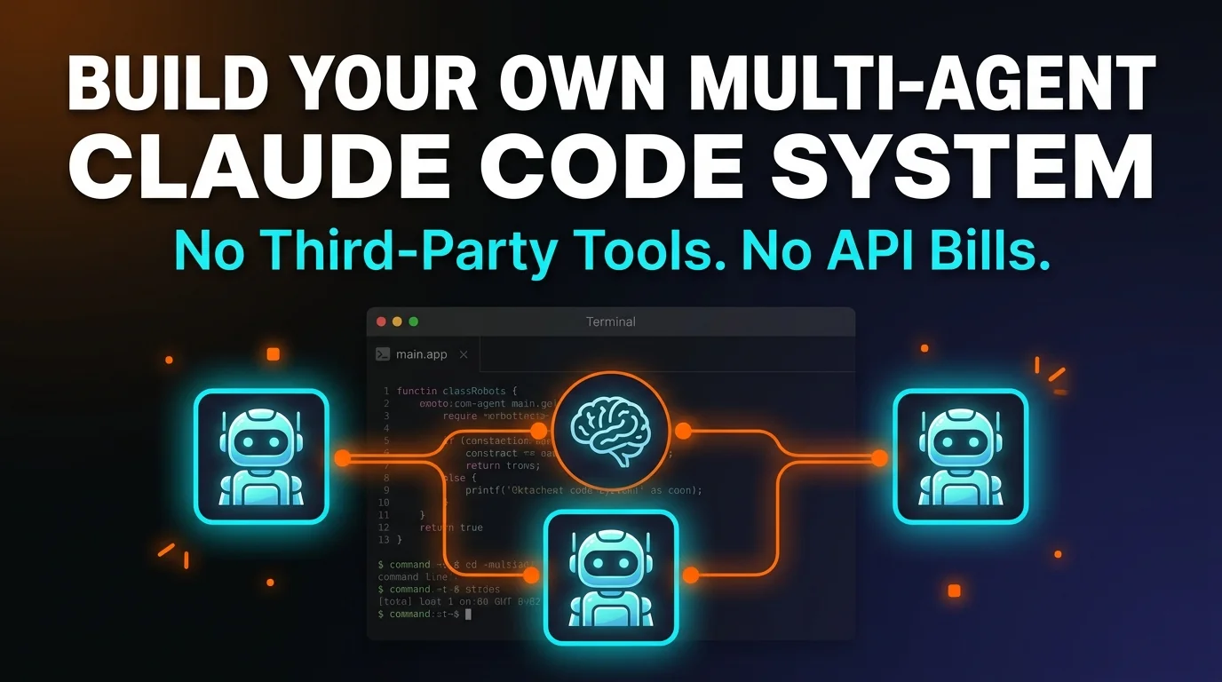 Build your own multi-agent Claude Code system