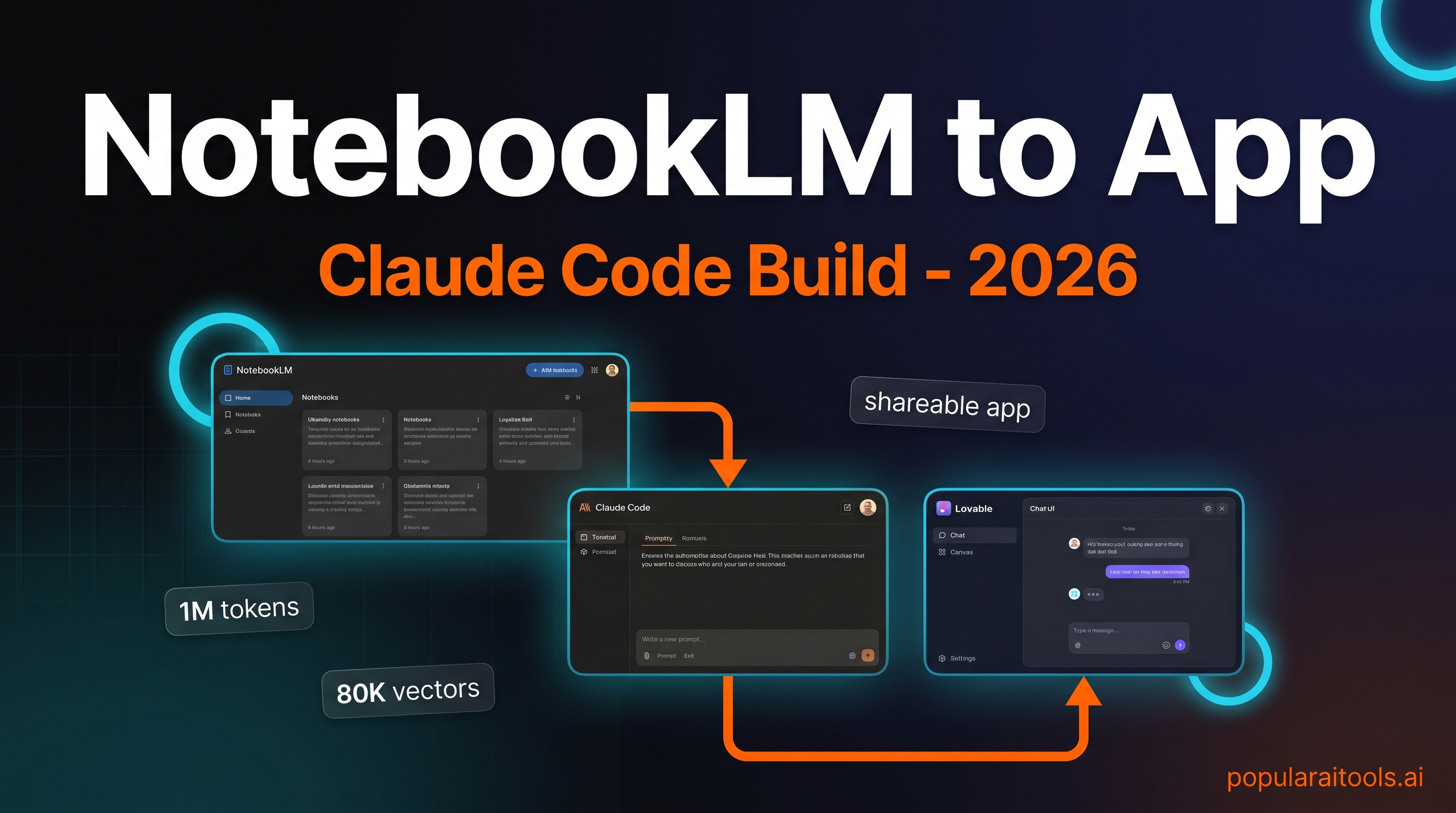 NotebookLM to App — 2026 build with Claude Code, Pinecone, Supabase, and Lovable