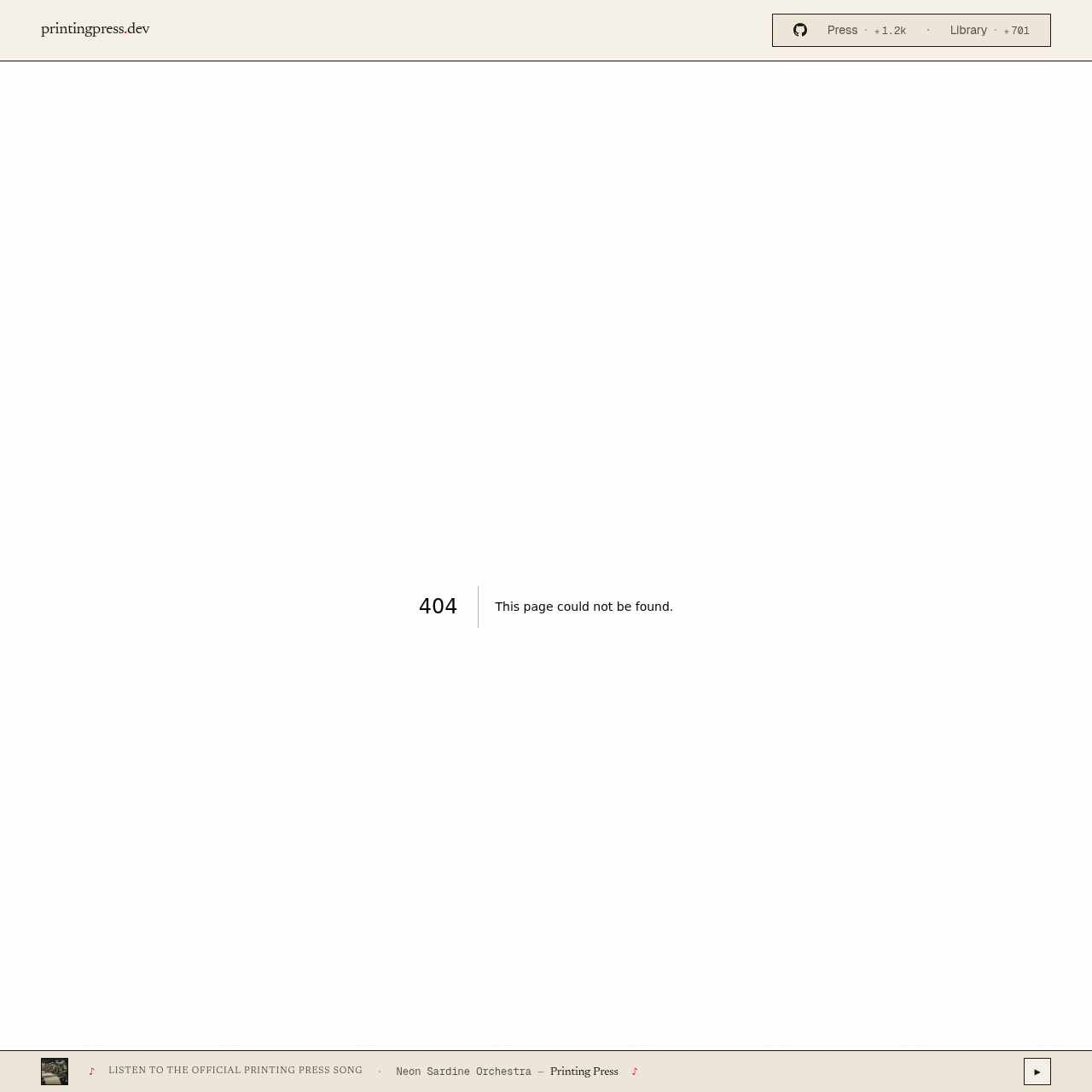 Printing Press CLI catalog with ESPN, Linear, Shopify, and dozens more