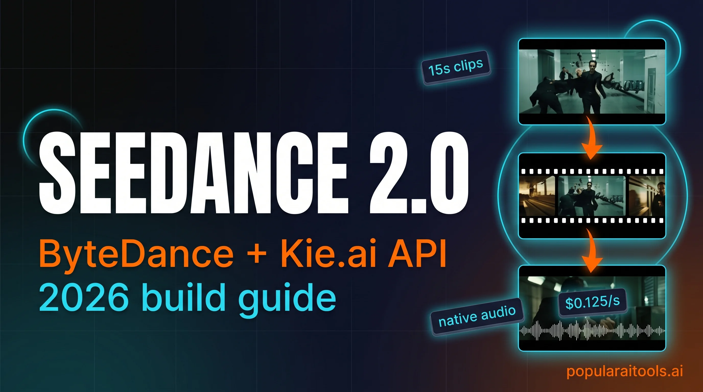 Seedance 2.0 via Kie.ai — ByteDance multimodal video model 2026 build guide