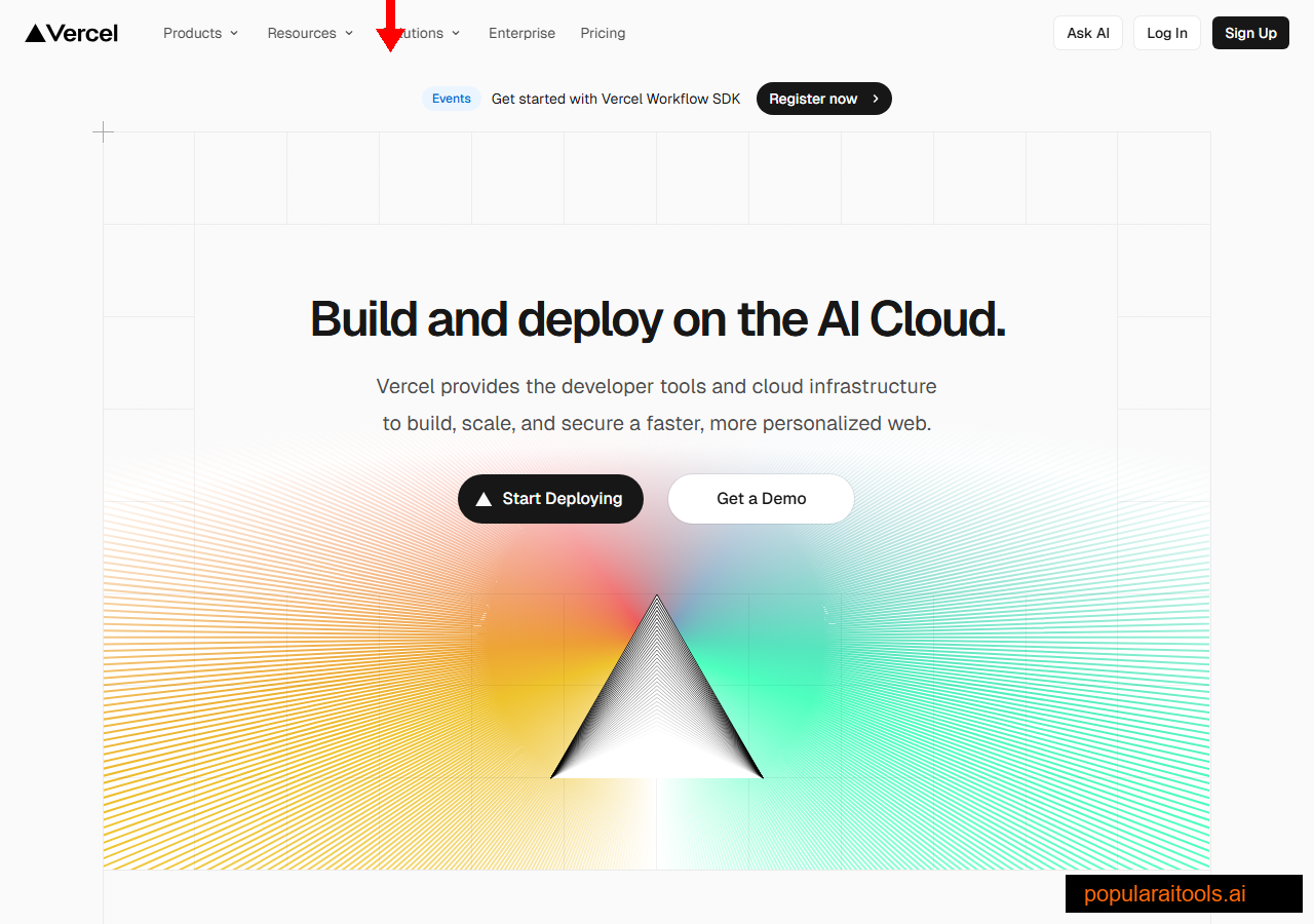 Vercel deployment dashboard