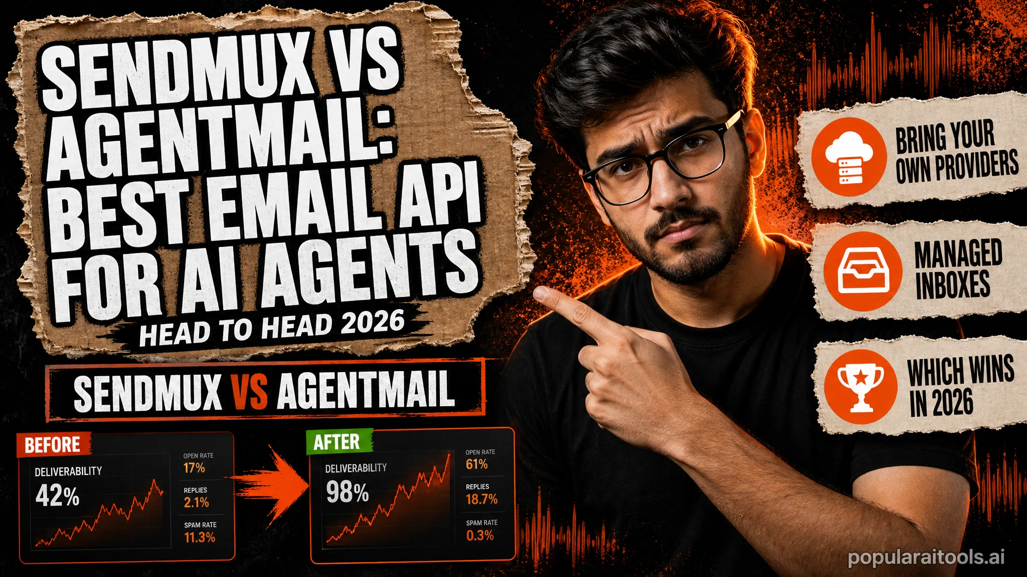 SendMux vs AgentMail: Which Email API for AI Agents Wins in 2026?