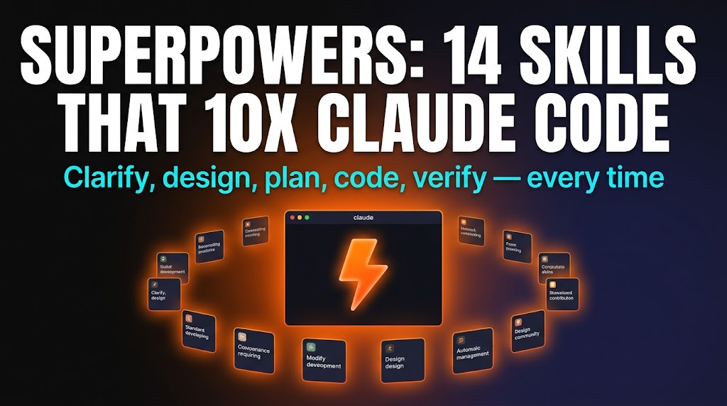 Superpowers plugin for Claude Code — 14 agentic skills