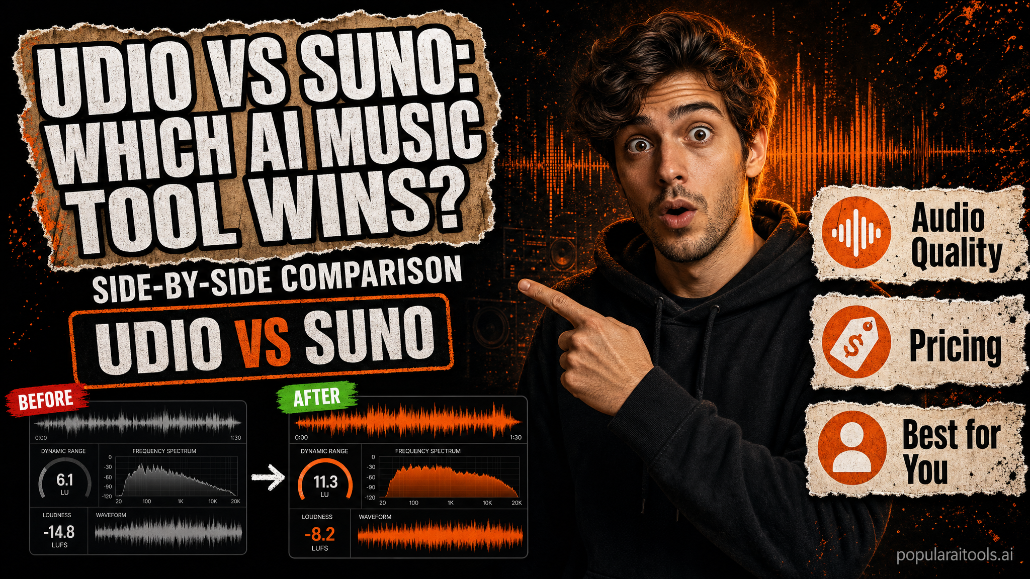 Udio vs Suno (2026): Which AI Music Generator Actually Wins? featured image