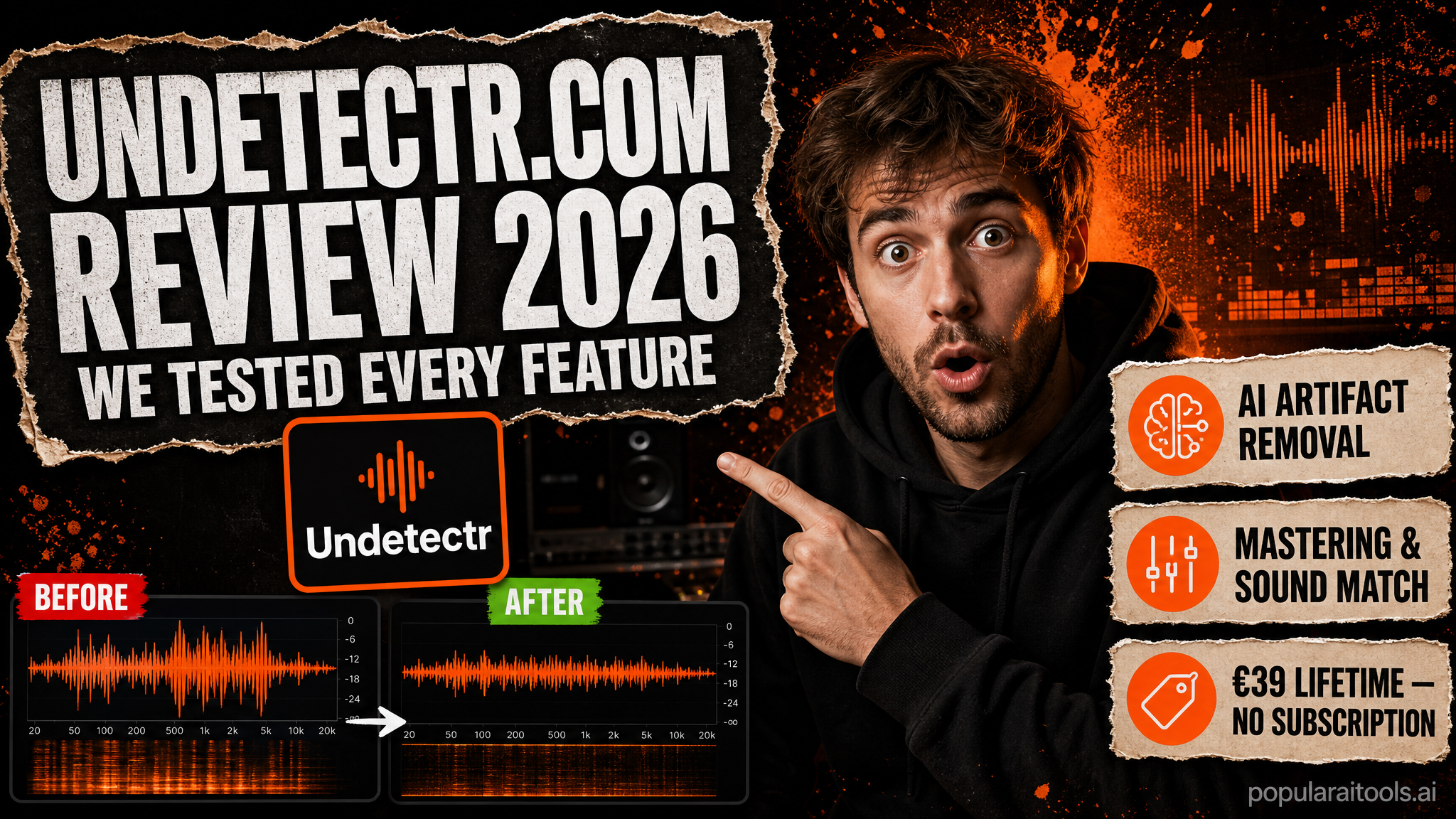 Undetectr.com Review 2026: The Only AI Music Artifact Remover That Actually Ships Tracks featured image