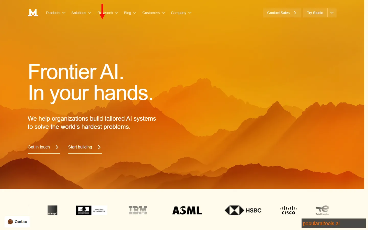 Voxtral TTS by Mistral AI homepage showing the open-source multilingual text-to-speech model with realistic speech generation
