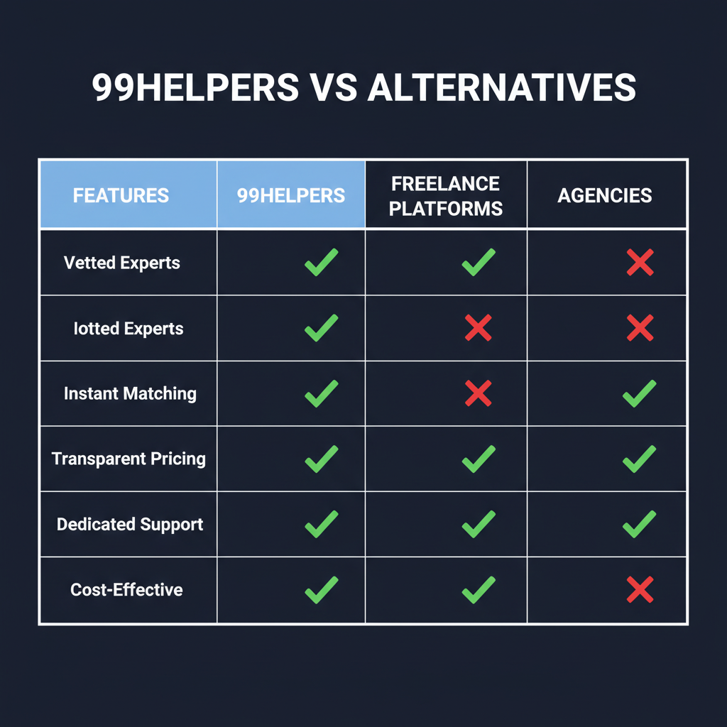 99helpers compared to alternatives