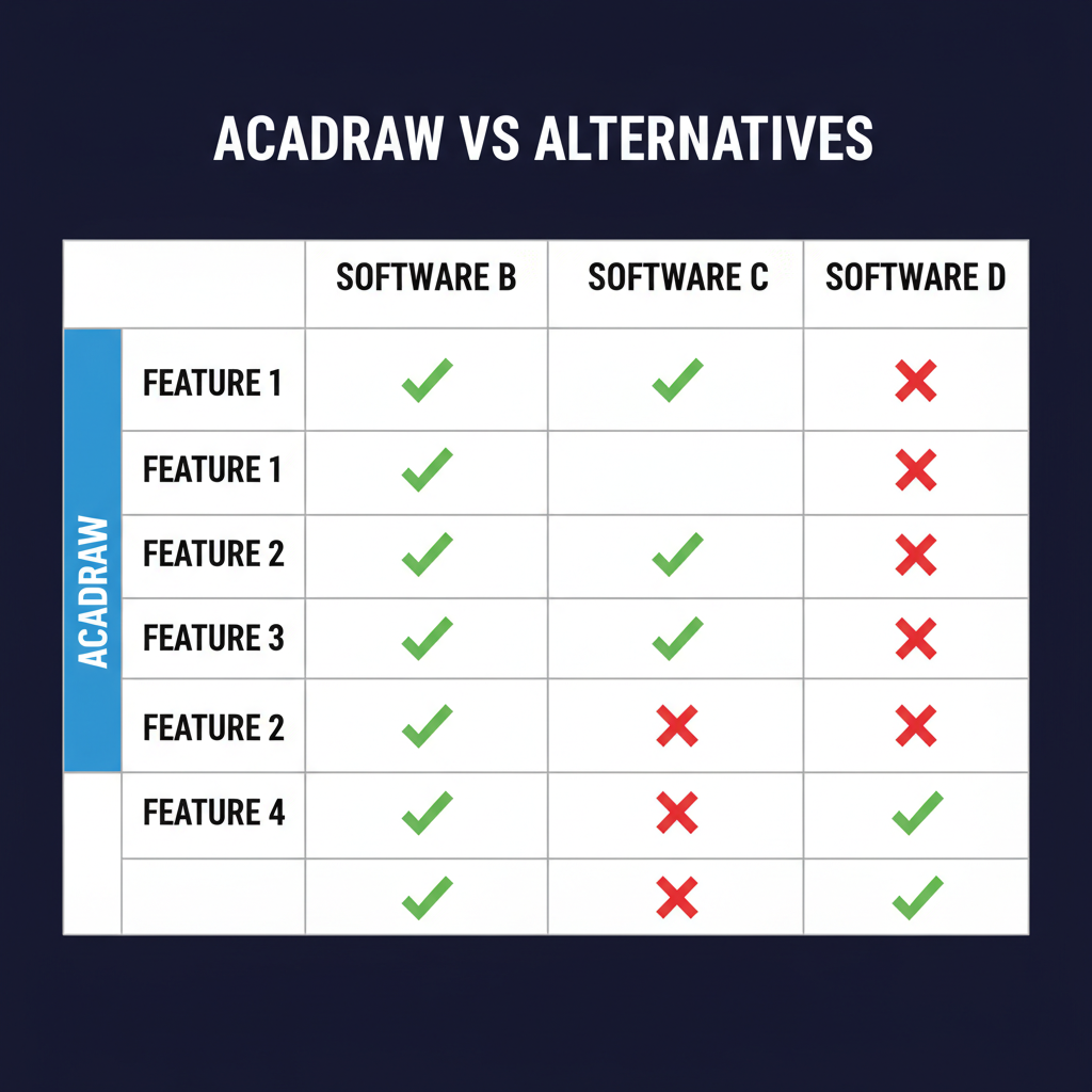 AcaDraw compared to alternatives