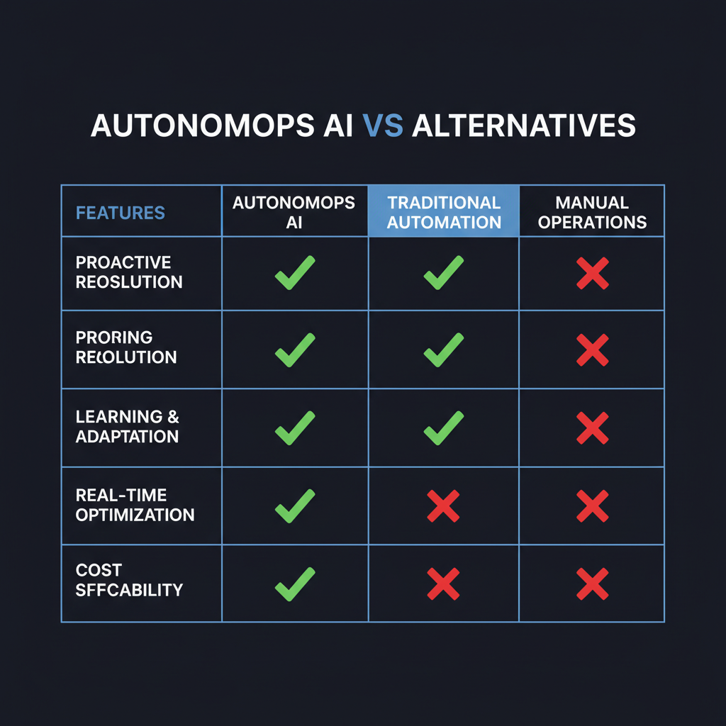 AutonomOps AI compared to alternatives