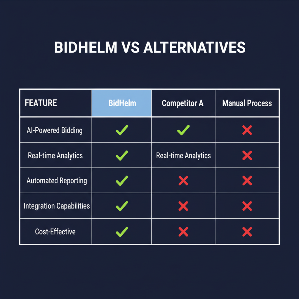 BidHelm compared to alternatives