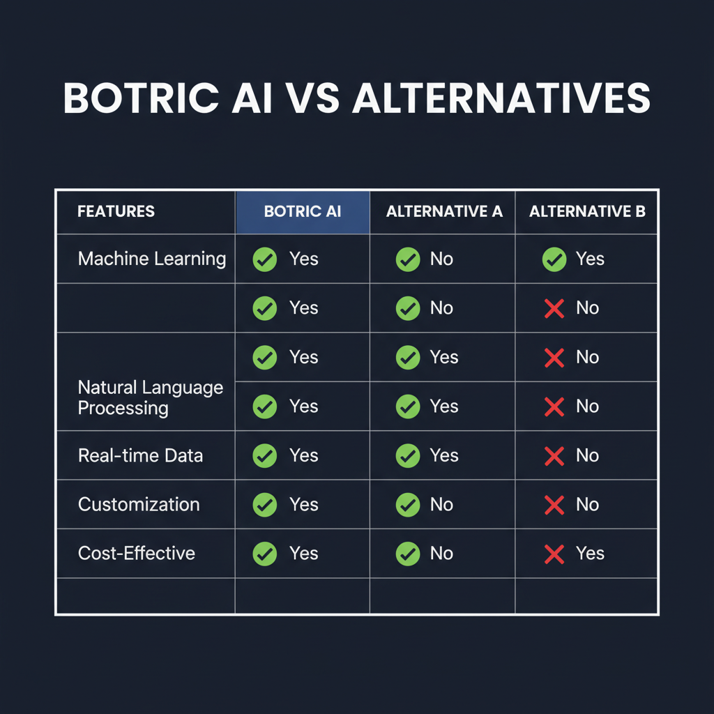 Botric AI compared to alternatives